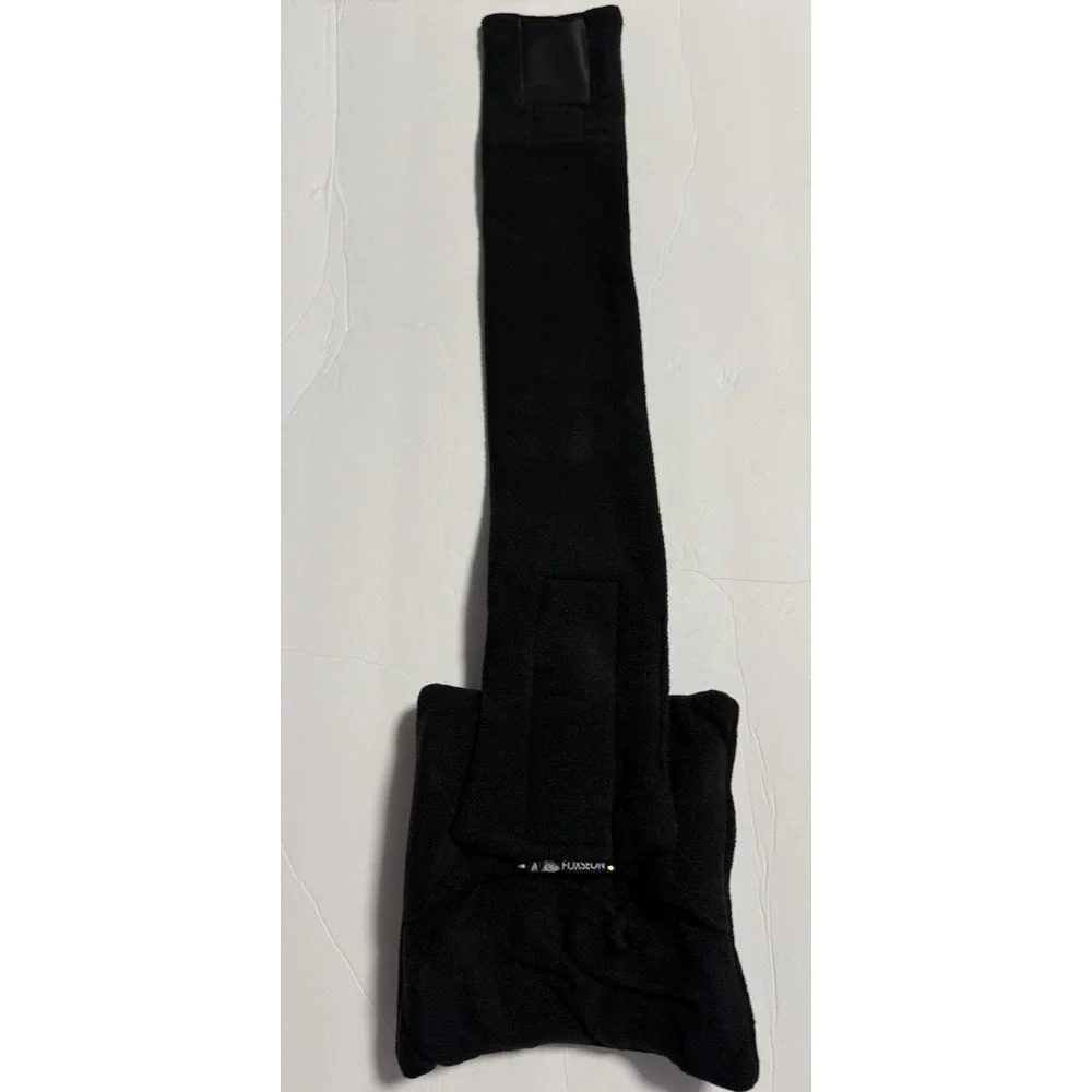 FOXSEON Travel Pillow Scarf Medium Neck Support‎ Black No Instructions